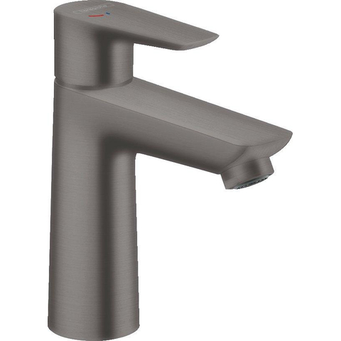 Hansgrohe Talis e 1-gats wastafelkraan - 110 - coolstart - zonder waste - voorsprong 11.2cm - hoogglans zwart chroom SW451556
