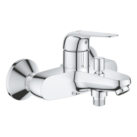 Grohe Swift QuickFix Badkraan - HOH=15cm - met omstel - met koppelingen - chroom SW1028102