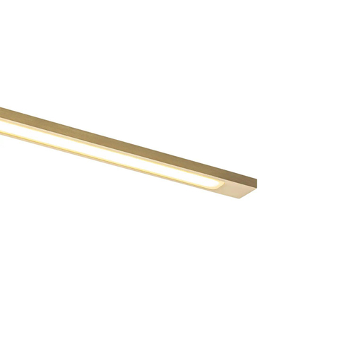 QAZQA Jerre wandlamp - 62x13.5x5.5cm - incl. LED - IP44 - messing (goud) TWEEDEKANS OUT14437