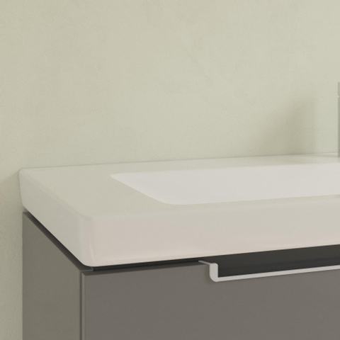 Villeroy & Boch Subway 2.0 meubelwastafel - 130x47cm - 1 kraangat - met overloop - White Alpine (glans wit) 1024046