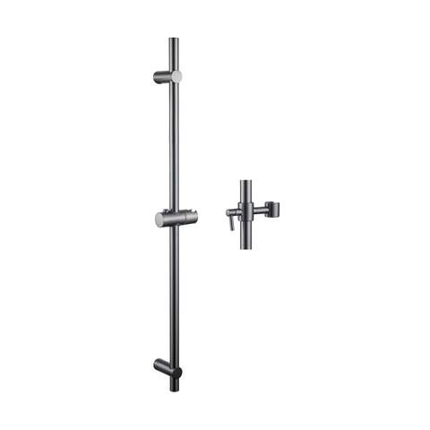Fortifura Calvi Glijstang - 90cm - glijstuk - geborsteld gunmetal (antraciet) SW1413857