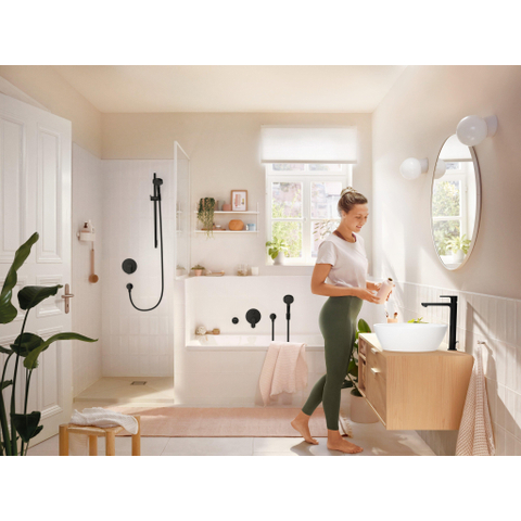 Hansgrohe Rebris s Eengreeps badmengkraan - inbouw - voor iBox universal - mat zwart SW803090
