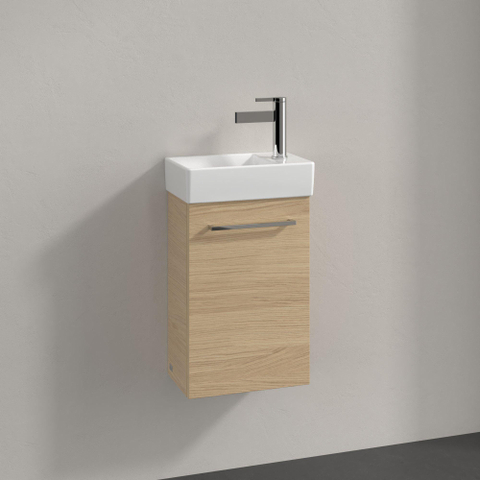 Villeroy & Boch Avento wastafelonderbouwkast - 1 deur - 34x51.4x20.2cm links - Nordic Oak (hout) SW448534