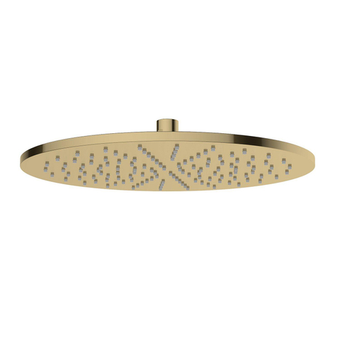 Wiesbaden Unimatch Hoofddouche rond - 30x0.8cm - PVD - geborsteld messing (goud) SW373299