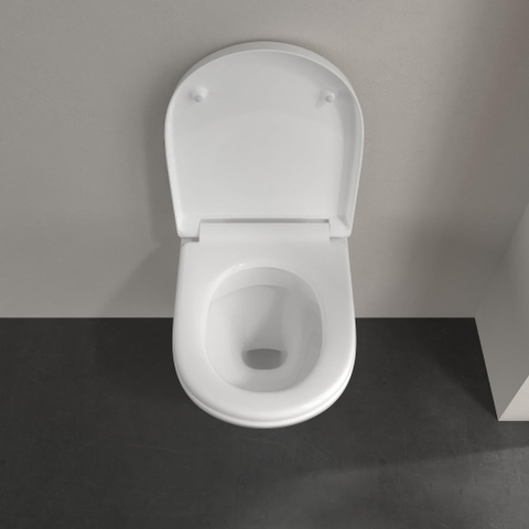 Villeroy & Boch O.novo Compact wandcloset - diepspoel DirectFlush - 36x49cm CeramicPlus - White Alpine (glans wit) SW68868