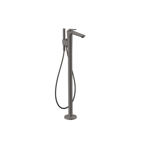 Hansgrohe Axor Citterio C afbouwdeel v. vrijstaande badkraan m. omstel m. handdouche en cubic cutvloermontage. voorsprong 19.4cm - brushed black chrome SW1152158