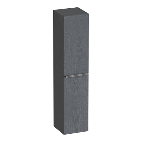 BRAUER Elevate armoire de salle de bains - 160x35x35cm - sans poignées rapportées - 2 portes - ouvrant à gauche ou à droite - Timber Grey SW1199997