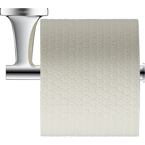 Duravit Starck T Toiletrolhouder - zonder klep - hoogglans chroom SW297070