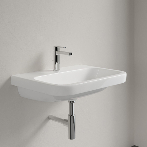 Villeroy & Boch Architectura wastafel - 65x47cm - met kraangat - zonder overloop - White Alpine (glans wit) 1025252