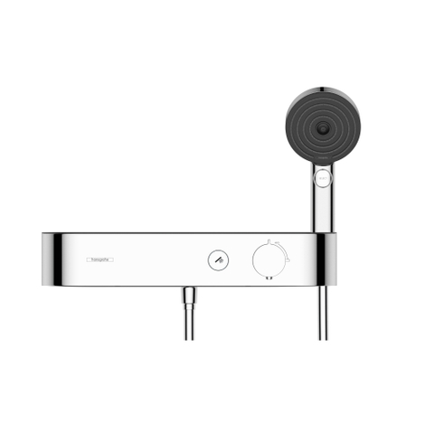 Hansgrohe Showertablet select Pulsify - select douche - thermostaat - met showertablet - 40cm - mat zwart SW651083