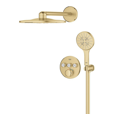 Grohe Grohtherm Smartcontrol Perfect Douche pluie - Cool sunrise brossé (or) SW1077310