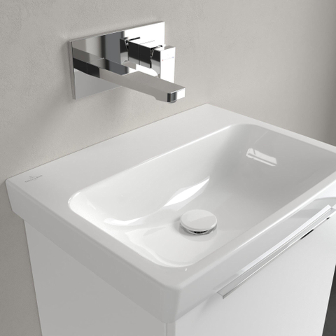 Villeroy & Boch Architectura wastafel - 42x55cm - zonder kraangat - zonder overloop - White Alpine (glans wit) SW1162863