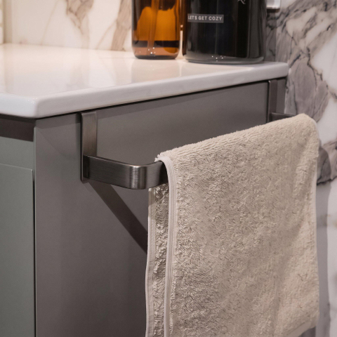 FugaFlow Eccelente Acces porte-serviettes - universel - brossé gunmetal SW1580338