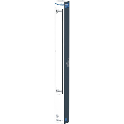 Duravit Starck T Handdoekhouder - 81cm - hoogglans chroom SW297084