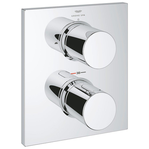 GROHE Grohtherm F afbouwdeel inbouwkraan - thermostatisch - met omstel - chroom 0437908