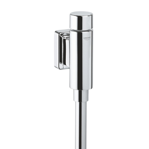 Grohe Rondo Urinoirspoeler - 1/2 inch - met stopkraan, spoelpijp en verbinder - chroom 0729220