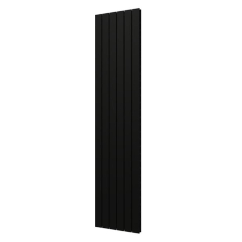 Plieger Cavallino Retto radiateur design vertical double raccordement central 2000x450mm 1287W noir mat SW224482