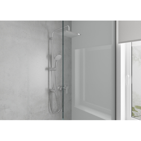 Hansgrohe Vernis Shape - showerpipe - zonder thermostaat - hoogglans chroom SW651648