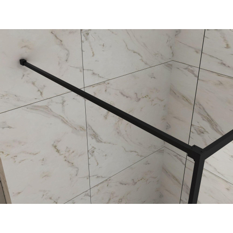Wiesbaden Stabilisatiestang 1200mm pour douche à l'italienne Square mat noir SW639912