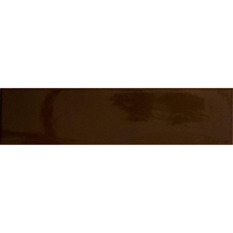 Vtwonen Shapes carrelage mural - 7.5x30cm - 8.5mm - warm brown brillant (marron) SW1529689