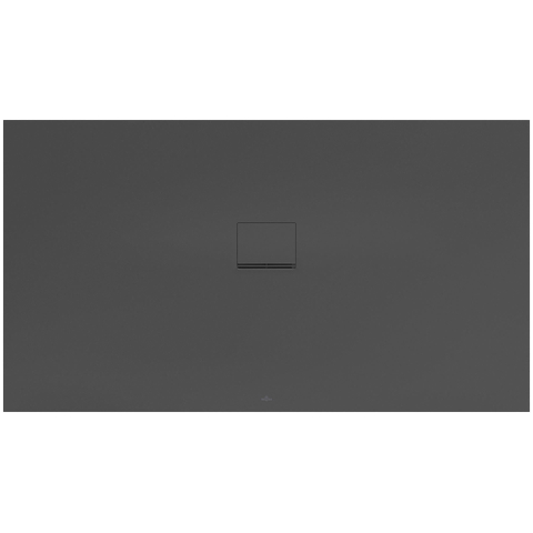 Villeroy & Boch Squaro infinity douchebak - 180x100x4cm - Anthracite (grijs) SW29363