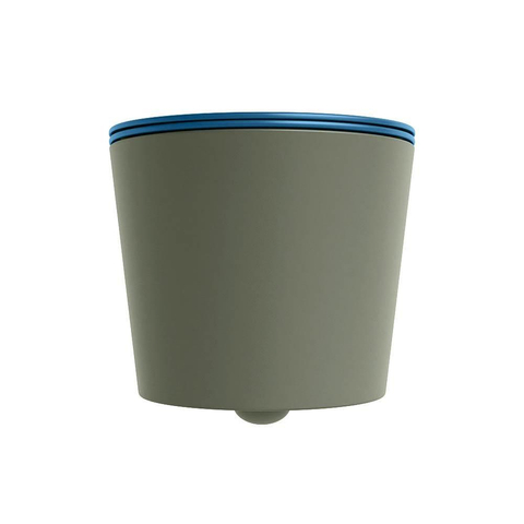 Mondiaz LAVIE WC suspendu – sans bride – 36 x 53 cm – avec abattant softclose – Army (vert), abattant Jeans (bleu) SW1208632