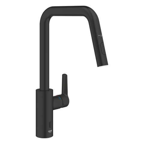 Grohe Start Keukenmengkraan - hoge uitloop - infrarood - matte black (mat zwart) SW1244508