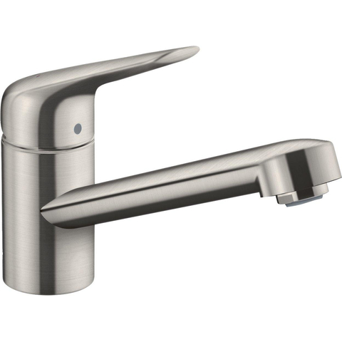 Hansgrohe Focus m42 1 greeps keukenmengkraan - 100 - rvs look SW241705