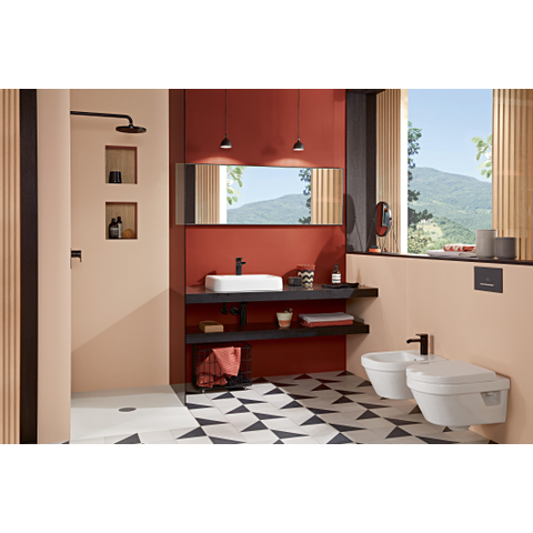 Villeroy & Boch Omnia Architectura Pack WC suspendu ceramic+ avec siège WC Blanc 0124346