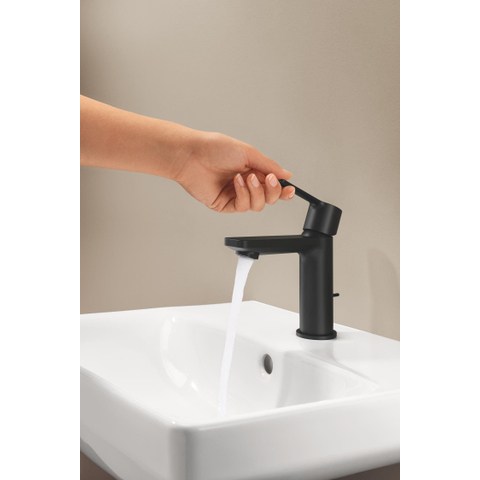 GROHE Lineare New wastafelkraan - xs-size - met waste - mat zwart SW1477570