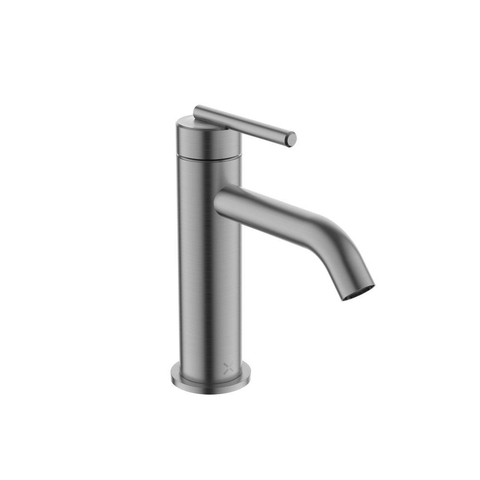 Crosswater 3ONE6 Lever Wastafelkraan - opbouw - 15.3cm - RVS slate gunmetal (antraciet) SW928029