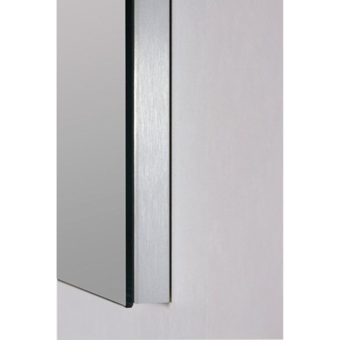 Saniclass Alu Miroir 160x70X2.5cm rectangulaire sans éclairage aluminium SW8492