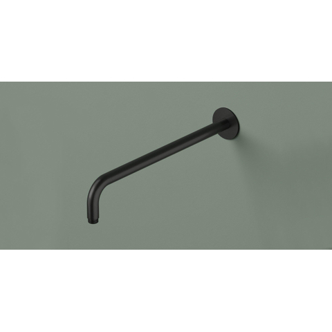 Hotbath Ace Wandarm - wand - 42cm - PVD - zwart geborsteld SW1117728