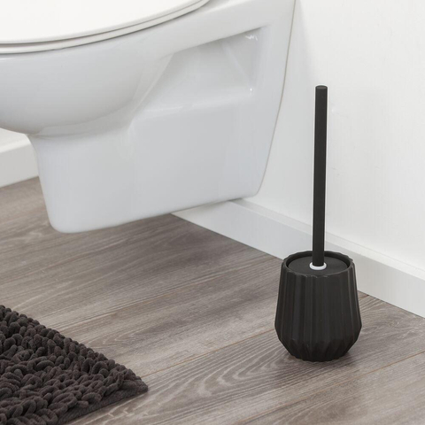 Sealskin Arte Brosse de toilette avec support Céramique Noir SW207158