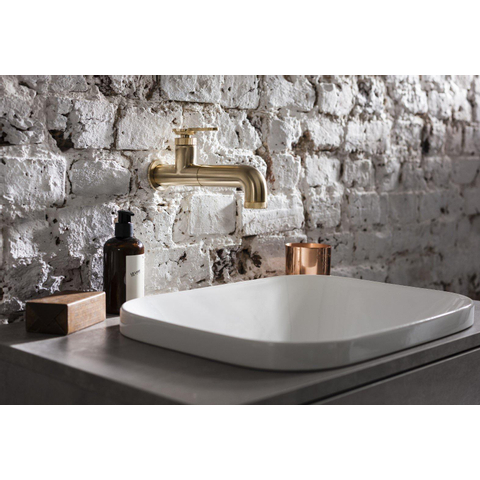 Crosswater Union Wastafelkraan - inbouw - enkel - gecoat messing geborsteld (goud) SW968259