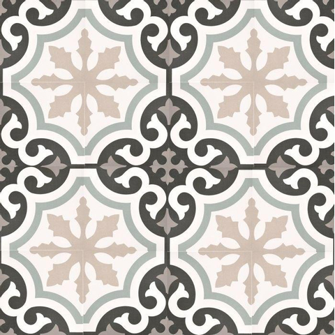 Terravito Besano carrelage sol et mur - 20x20cm - 8.5mm - carré - R9 - carlin mat SW203643