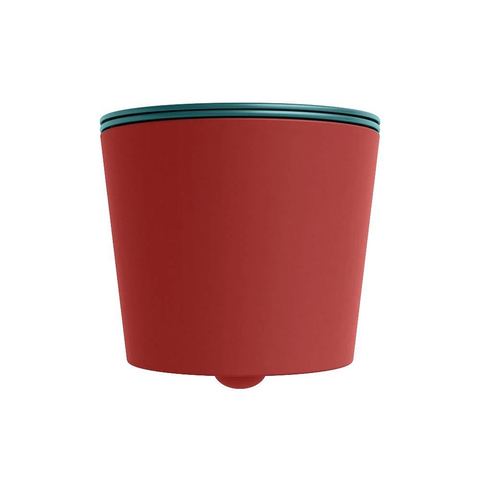 Mondiaz LAVIE hangtoilet – spoelrandloos – 36 x 53 cm – met softclose zitting – Fire (rood), zitting Smag (groen) SW1208713