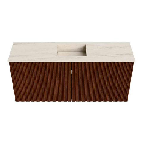 Mondiaz JOYA-DLUX 90cm toiletmeubel - kleur Ruby - Wastafel FAYE positie Midden Zonder kraangat kleur Meli. SW1425356