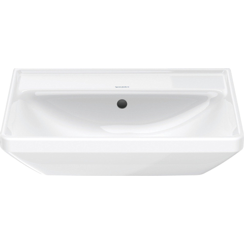 Duravit D-neo Wastafel - 55x44cm - zonder kraangat - met overloop - wit SW640459