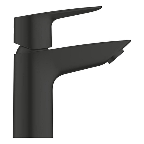 GROHE Start Edge 2020 wastafelkraan - s-size - met push-open waste - mat zwart SW1522142