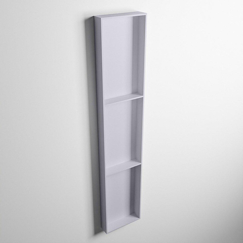 Mondiaz Easy nis 29.5x149.5x8cm voor Inbouw/opbouw 3 open vakken Solid surface Cale/Cale SW643880
