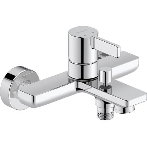 Duravit D-neo 1 greeps badmengkraan - opbouw - 208x136x116.5mm - hoogglans chroom SW640390