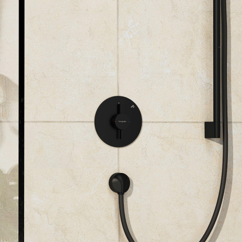 Hansgrohe DuoTurn S Inbouw mengkraan - voor 1 functie - mat zwart SW918607
