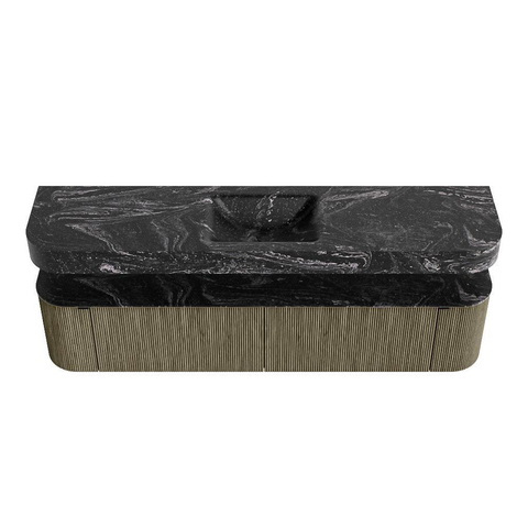 MONDIAZ THOR-DLUX 200cm meuble de salle de bains arrondi gauche + droite couleur Shadow avec 2 tiroirs et 2 portes. Vasque suspendue CLOUD Milieu 1 trou de robinet couleur Lava. SW1467030