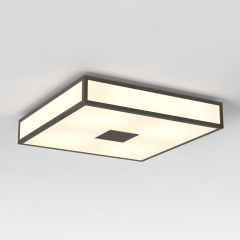 Astro Mashiko 400 Square Plafonnier 8.7x40x8.7cm IP44 douille E27 bronze SW75623