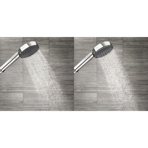 Hansgrohe Pulsify select s - select - handdouche - 3jet relaxation - ecosmart - diameter 10.5cm - hoogglans chroom SW651042