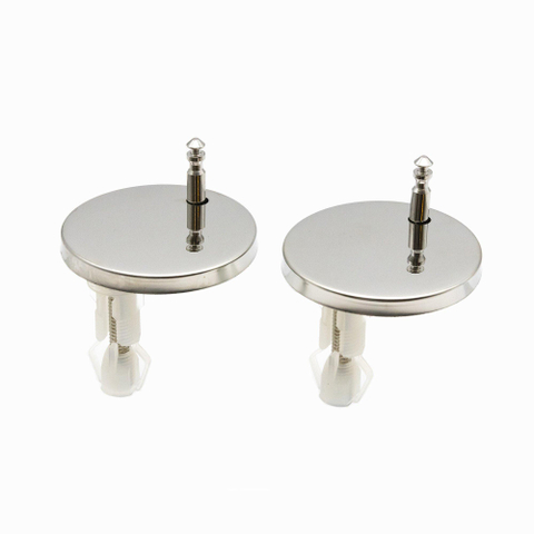 QeramiQ Dely Kit de fixation - abattant WC - chrome SW1102577