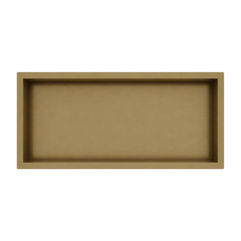 Fortifura Galeria Inbouwnis - 30x60x10cm - PVD - geborsteld messing (goud) SW798749