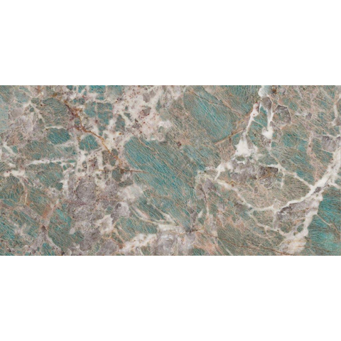 Terravito Fivaro carreau mural et de sol - 60x120cm - 10.5mm - Rectangulaire - rectifié - Aspect marbre - Vert poli SW647520