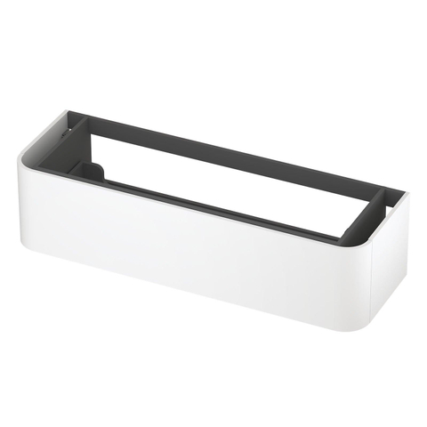 INK Concept R Wastafelonderkast - 140x45x35cm - 1 lade - opliggende grepen - afgeronde hoeken - MDF lak - mat wit SW1405674